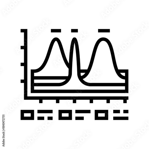 patient tracking hormone doses line icon vector illustration