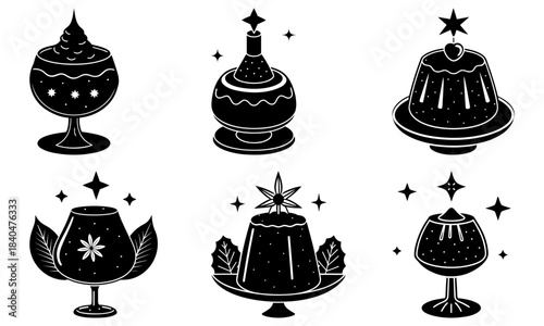 christmas brandy butter vector