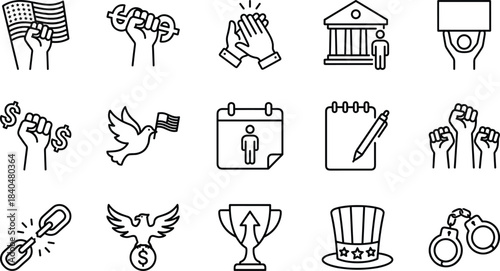 Freedom, activism, protest, democracy, civic, engagement, justice, human, rights, empowerment, equality, symbolism, political, movement, solidarity, unity, expression, independence, social, change