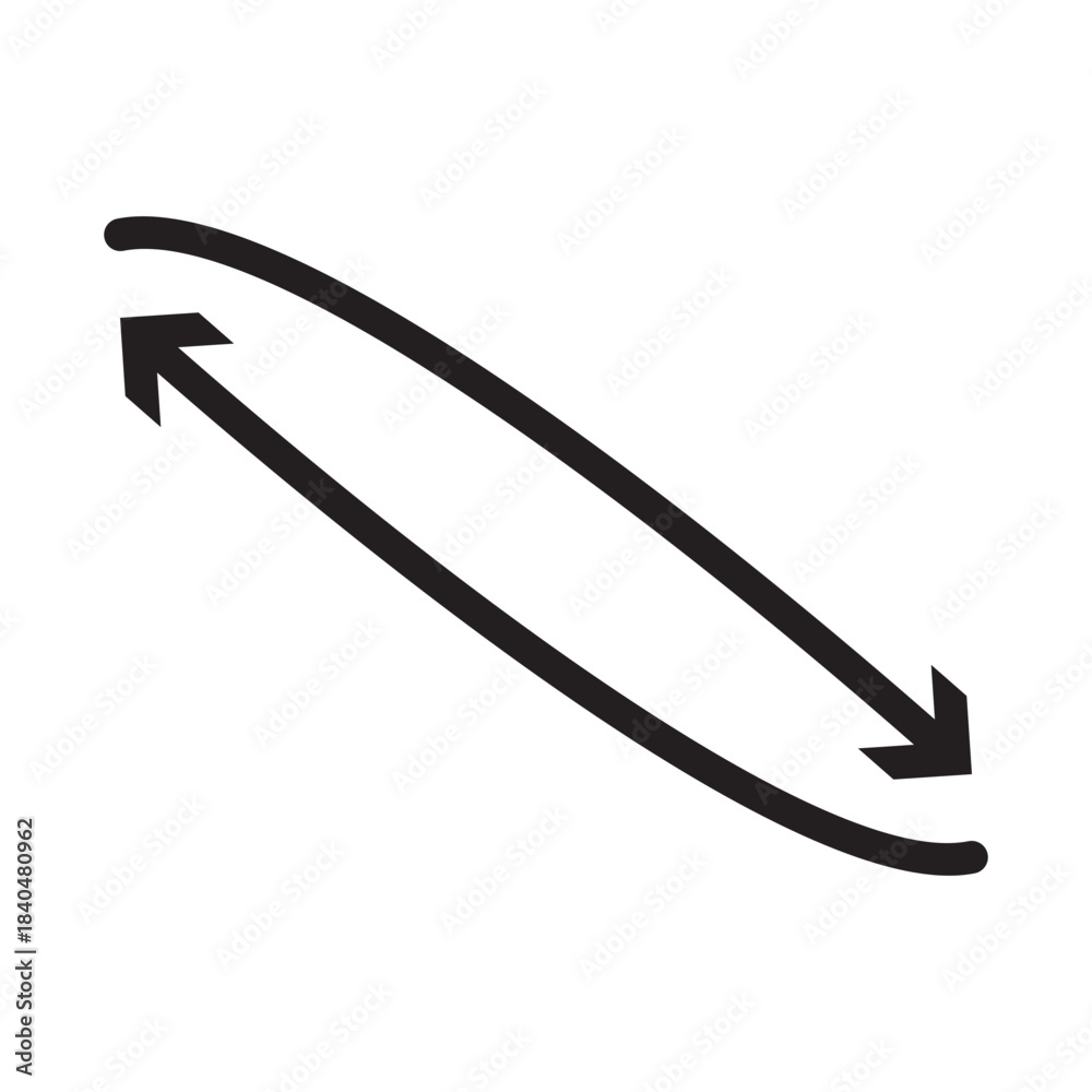 Fototapeta premium aarrow line icon. various types of arrows. direction icon