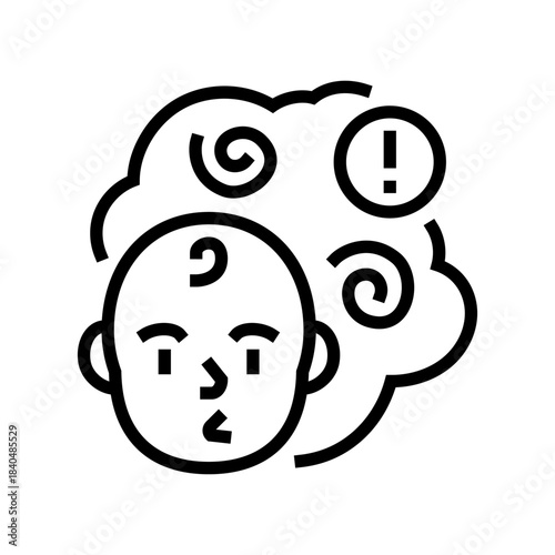 speech delay line icon vector illustration