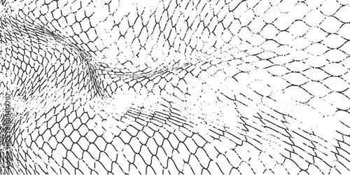 Curved net pattern. Seamless design for sportswear or equipment like soccer goals, volleyball nets, basketball hoops, hockey nets, and athletic gear. eps 10