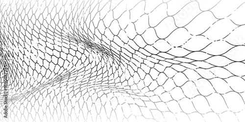 Curved net pattern. Seamless design for sportswear or equipment like soccer goals, volleyball nets, basketball hoops, hockey nets, and athletic gear. eps 10