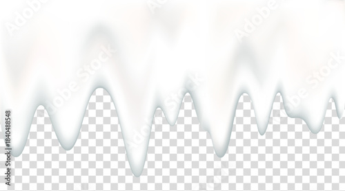 Yogurt, cream, glaze, liquid or paint wave realistic 3d texture.