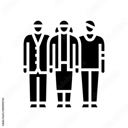 representation glyph icon vector illustration