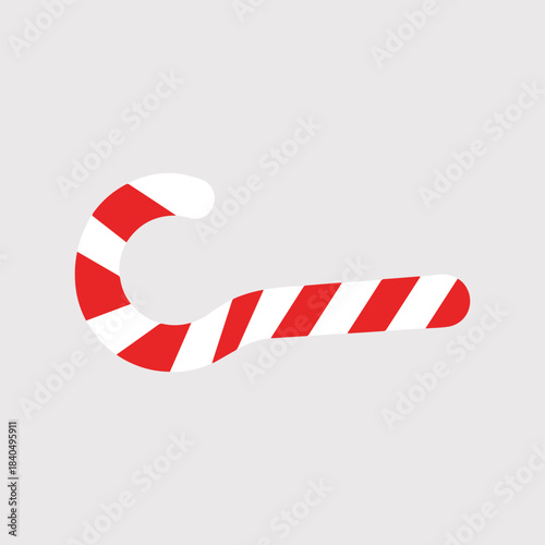 Classic Striped Red and White Candy Cane