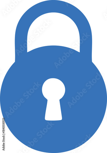 secure lock padlock icon for privacy, access, and protection
