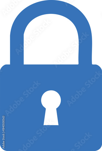secure lock padlock icon for privacy, access, and protection