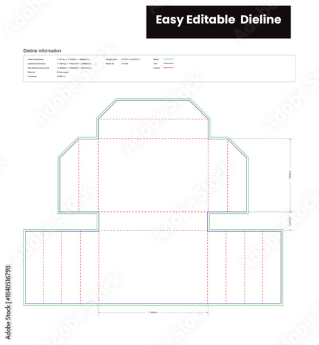 tuck end folding inserts inserts dividers dieline template box dieline die lines packaging custom dieline  box cardboard box dieline pizza box dieline printable product packaging layout,
