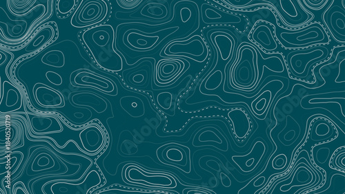 Vector contour topographic map background. Topography and geography map grid abstract backdrop. Business concept. Vector illustration