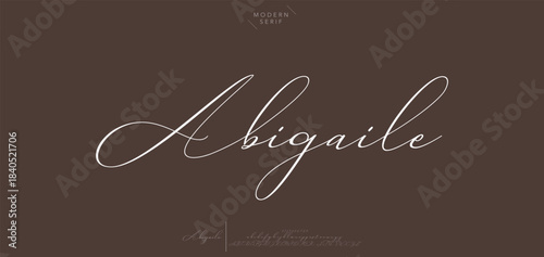 A timeless, hand-lettered font with graceful and fluid strokes.