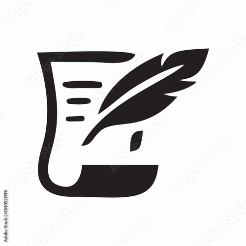 single icon with Christmas and New Year theme