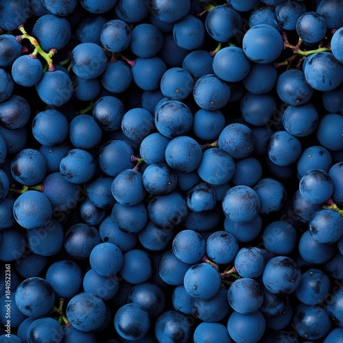 ripe blue grapes suggests abundance and sweetness, perfect for winemaking or enjoying fresh fruits