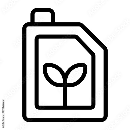 eco fuel icon for illustration