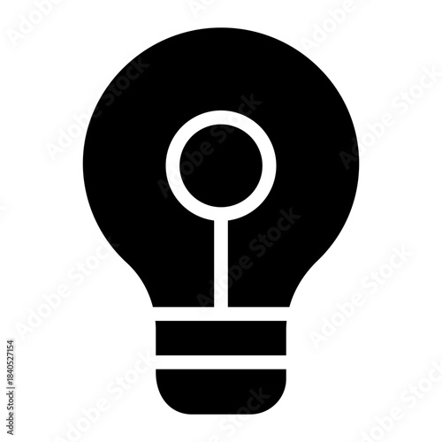 lamp icon for illustration