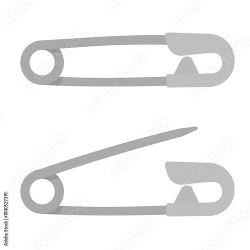 安全ピンのイラスト