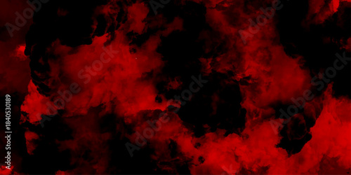 Abstract background with Scary Red and black horror background. Textured Smoke. abstract background with natural texture . marbled red painted background illustration for Christmas or valentines day.	