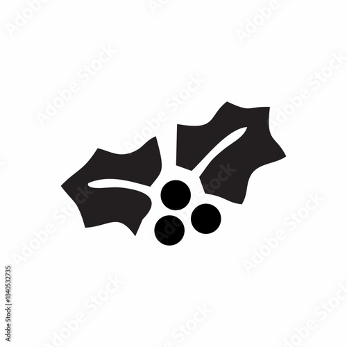 fruit icon with fine lines and black silhouette color