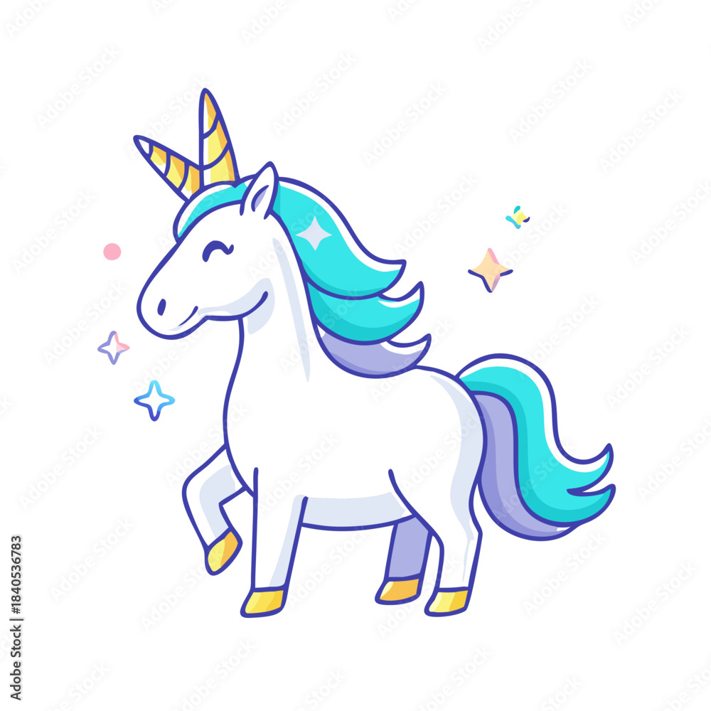 Fototapeta premium horse with a gift box