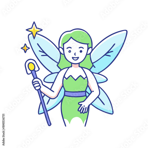 fairy with a dragonfly