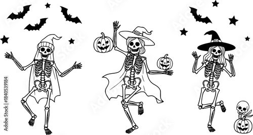 Vintage Halloween vector 
