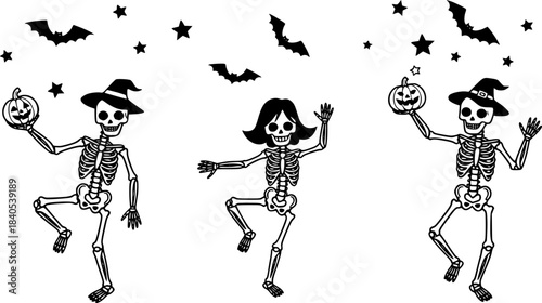 Vintage Halloween vector 
