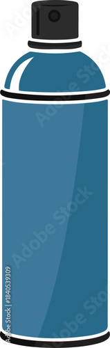 Aerosol spray can isolated on transparent background