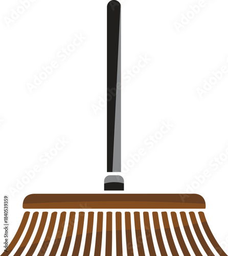 Mop for cleaning isolated on transparent background