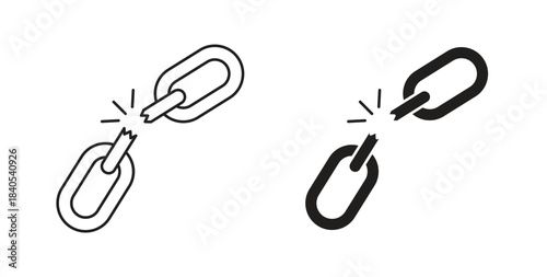 Weakness icon in simple flat trend modern graphic design abstract logotype element