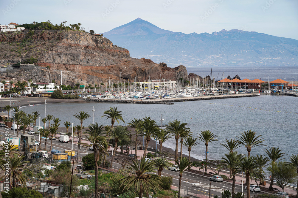 Naklejka premium San Sebastian port in La Gomera