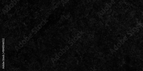 Wall dark black concrete grunge cement distressed background. abstract dark black wall texture. concrete rough dark floor old grunge interior vintage smooth closeup background.	