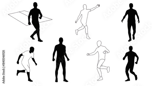 A couple standing together, an auto cad drawing for travel and lifestyle concepts.