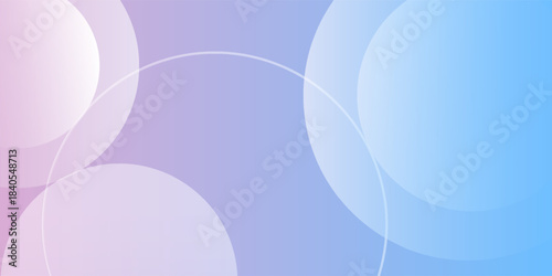 abstract background .blue and pink gradation. circle effect style. modern minimalist.eps 10