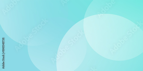 Minimalist banner background. Green and blue gradations.Circle geometric background. Simple design. Vector. EPS 10