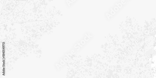 A blurry nearly white image featuring indistinct tree branches and foliage