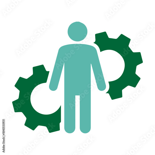 Human Gear Process Icon