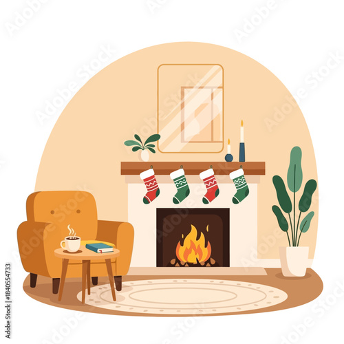 vector illustration of a kitchen