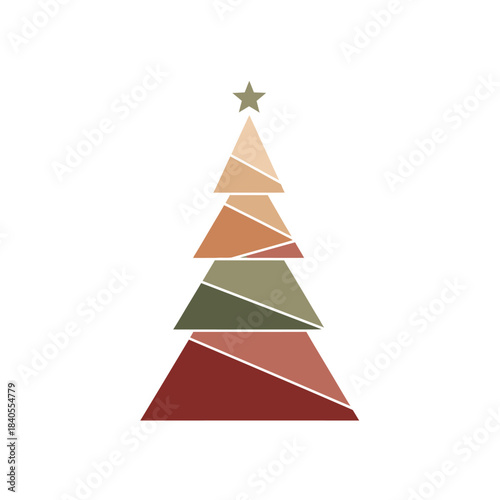 abstract christmas tree
