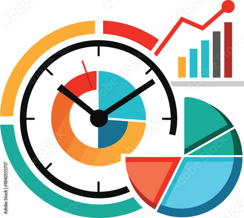 Detailed vector graphic showcasing color model information and font specifications for design projects