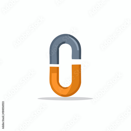 Magnetic Force Horseshoe Magnetism Attraction Concept in Science Physics Education