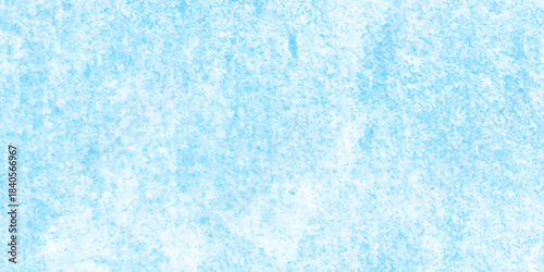 Abstract light blue grunge paint wall texture background, resembling frosty ice or watercolor marble. frosted, icy appearance with scattered speckled details and smooth blended tones. scratch wall.