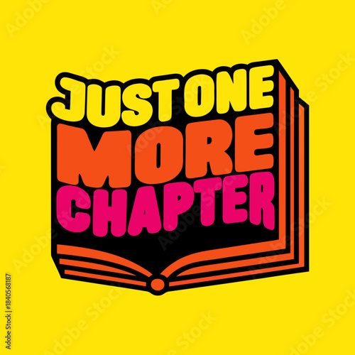 Just one more chapter book lover reading quote