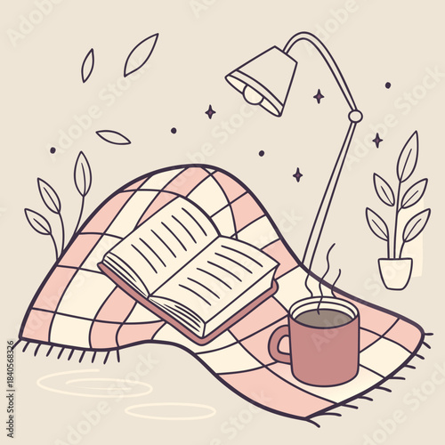 still life with bread and milk