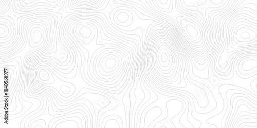 Modern location discovery vector topo map design White background with topographic world grid wave Topographic map geographic line texture.	