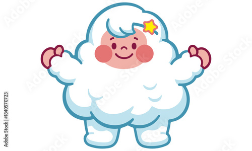 Massive Icon Collection: Cute Hand-Drawn Doodle Weather, Christmas Trees, Abstract Nature, and Happy Cloud Mascot - Versatile Digital Clip Art Set