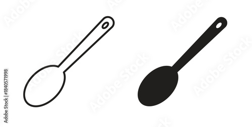Spoon icon for web and app. vector illustration eps
