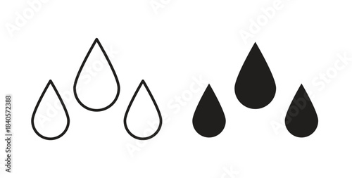 Tear drop icon for web and app. vector illustration eps