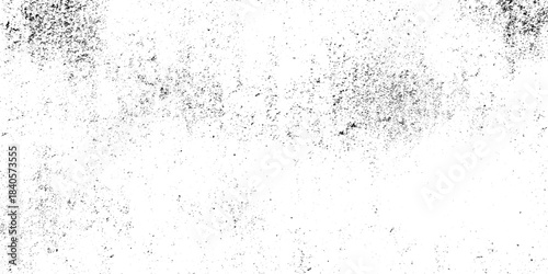 White, black dust overlay distress grungy grain, noise effect paint wall. small particles of debris and dust. crack and scratch dust paint concrete wall. subtle halftone grunge urban texture vector.