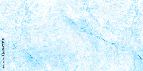 Abstract light blue grunge paint wall texture background, resembling frosty ice or watercolor marble. frosted, icy appearance with scattered speckled details and smooth blended tones. scratch wall.