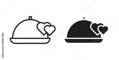 Wedding dinner icon for web and app. vector illustration eps